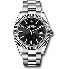 Rolex Oyster Perpetual Datejust Stainless Steel 41mm Mens Watch