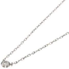 CARTIER 18K White Gold Diamond Necklace QJLXG-2553