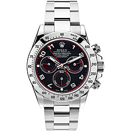 Rolex Pre Owned Steel Daytona 116520 Custom Arabic Racing